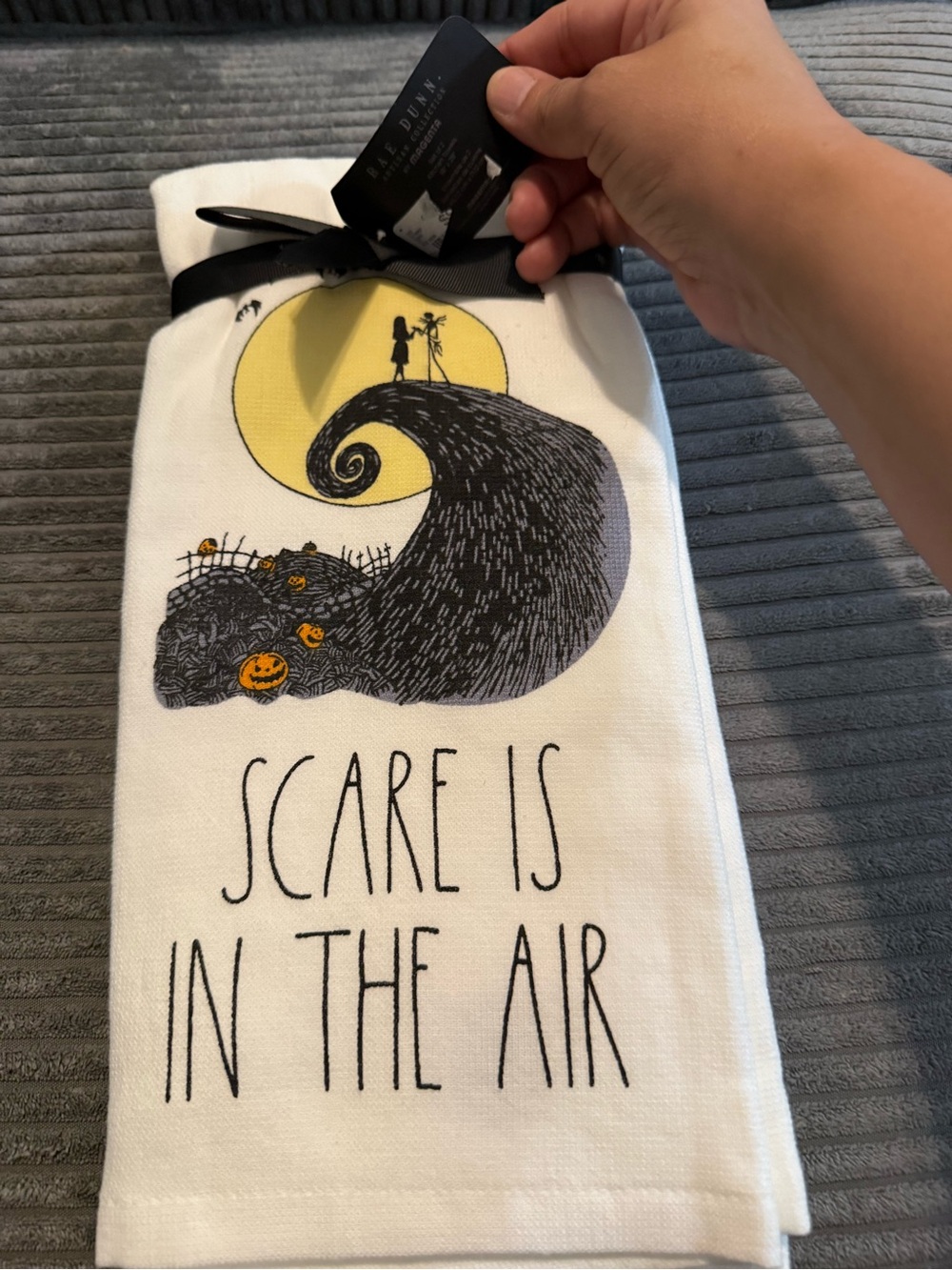 Rae Dunn x Disney Nightmare Before Christmas Kitchen Towels- Set of 2- NWT